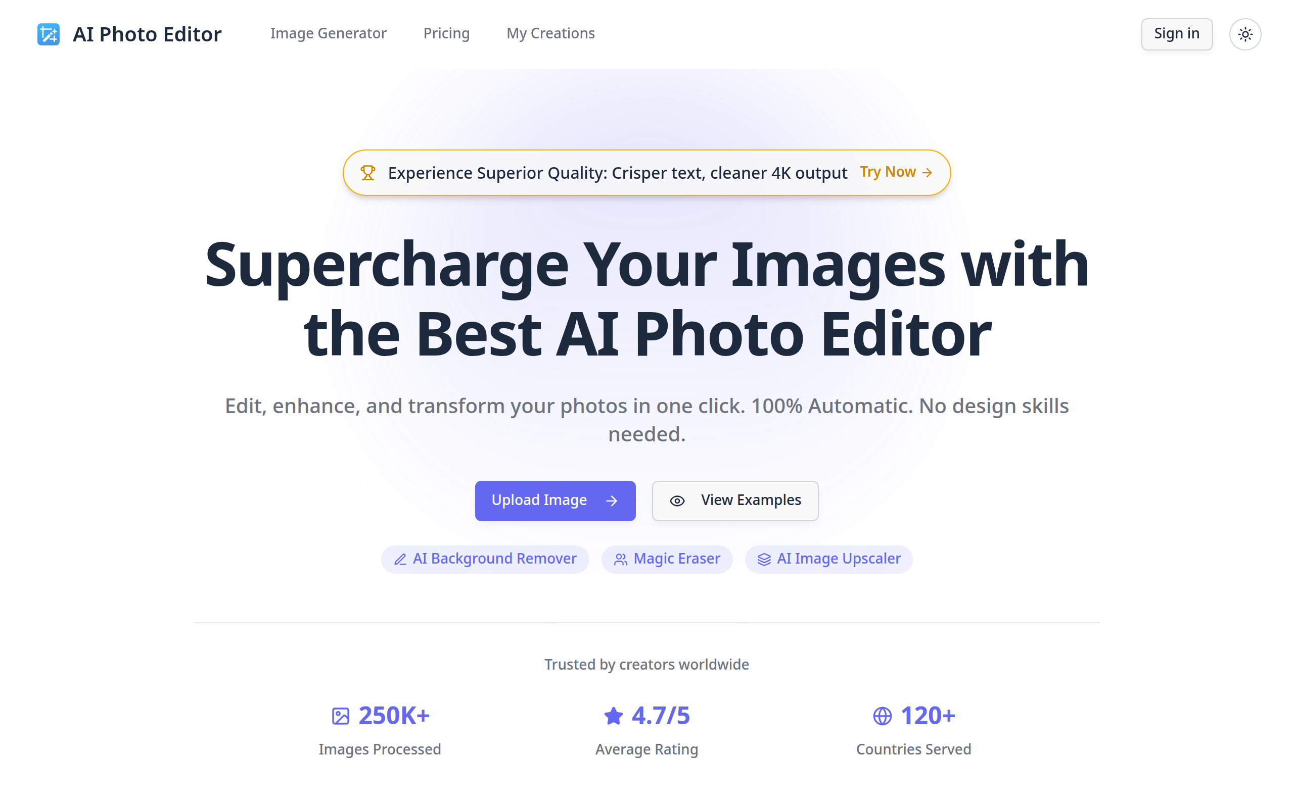 AI Photo Editor - Free Online AI Image Editor & Enhancer