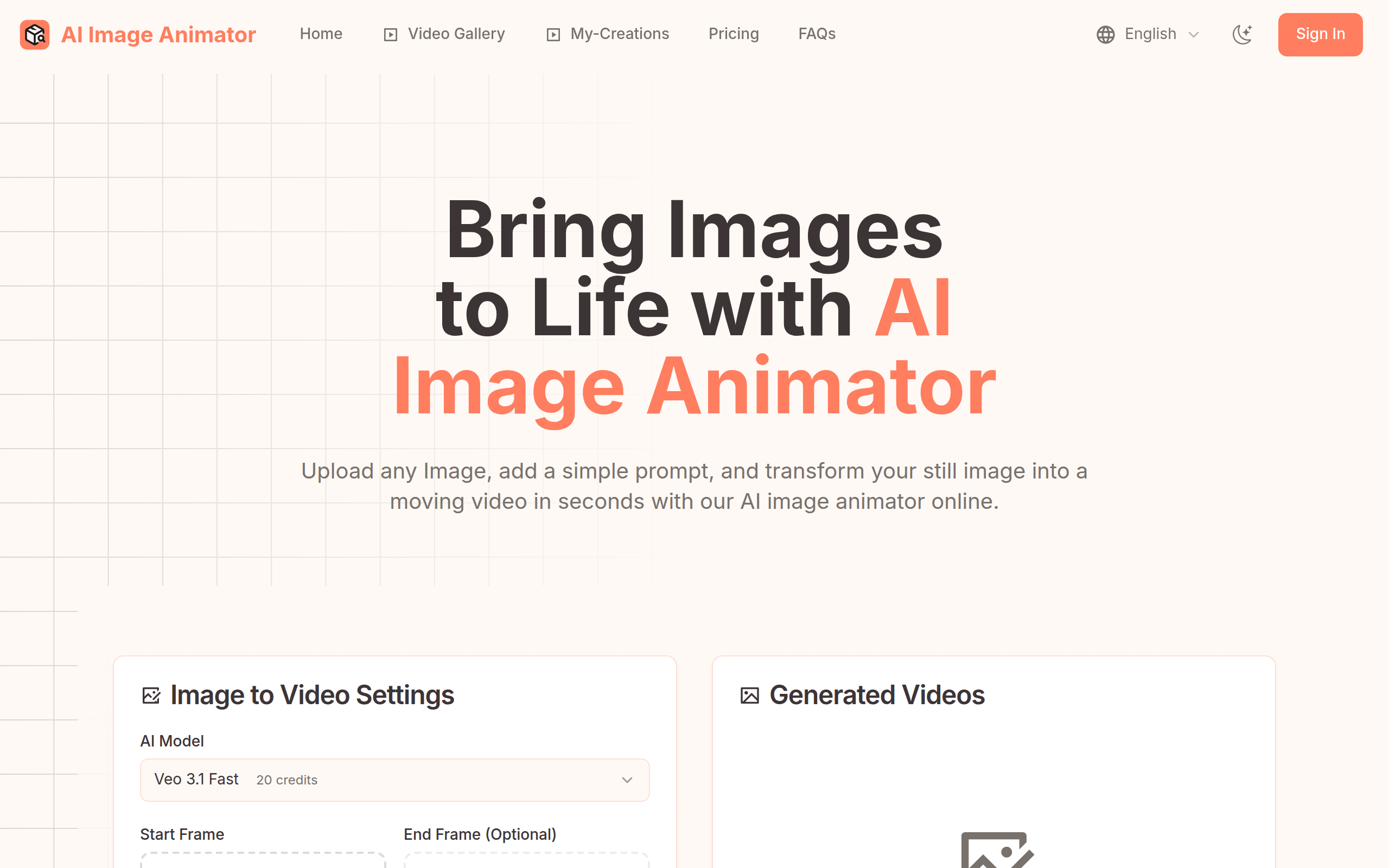 AI Image Animator