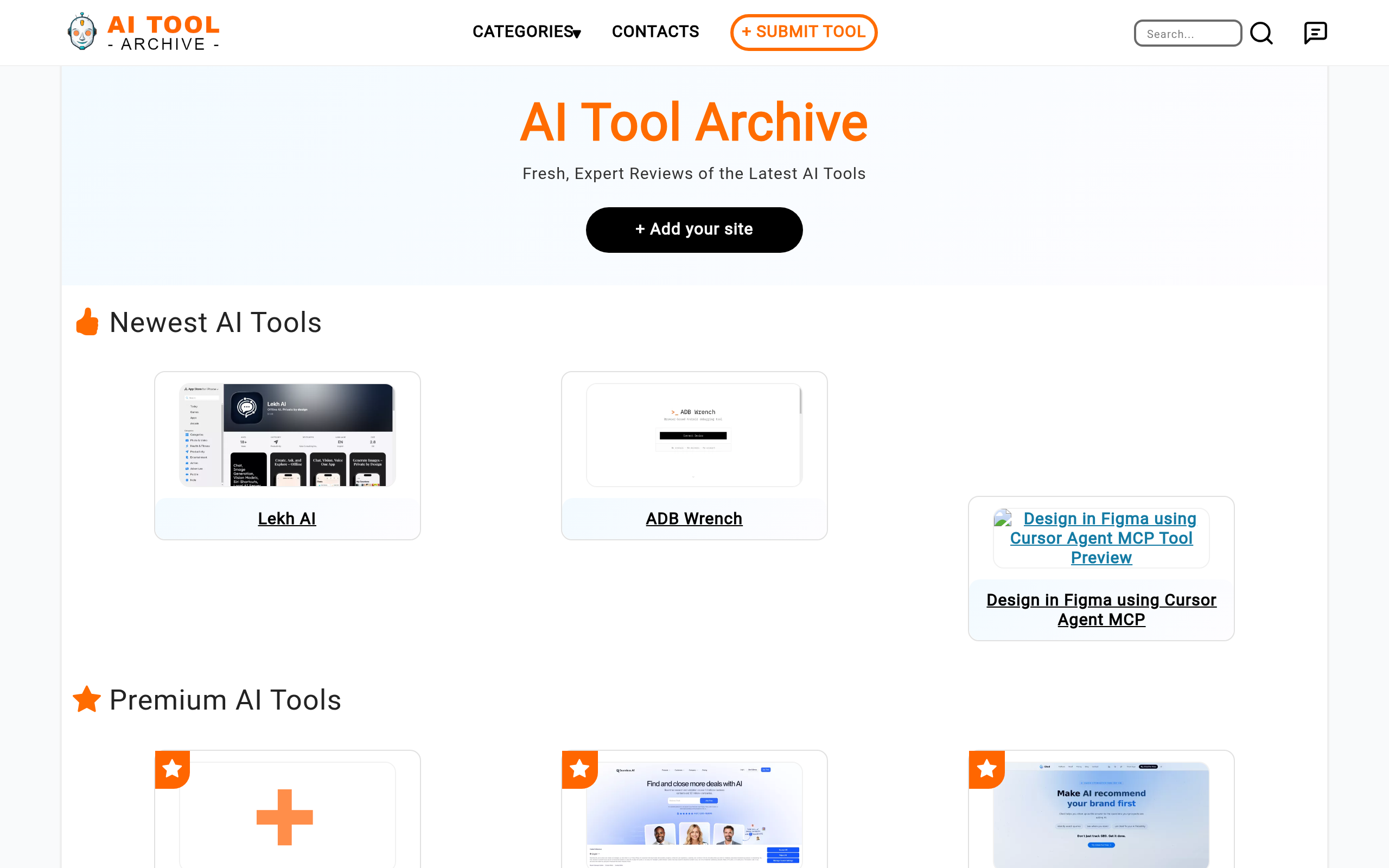 AI Tool Archive