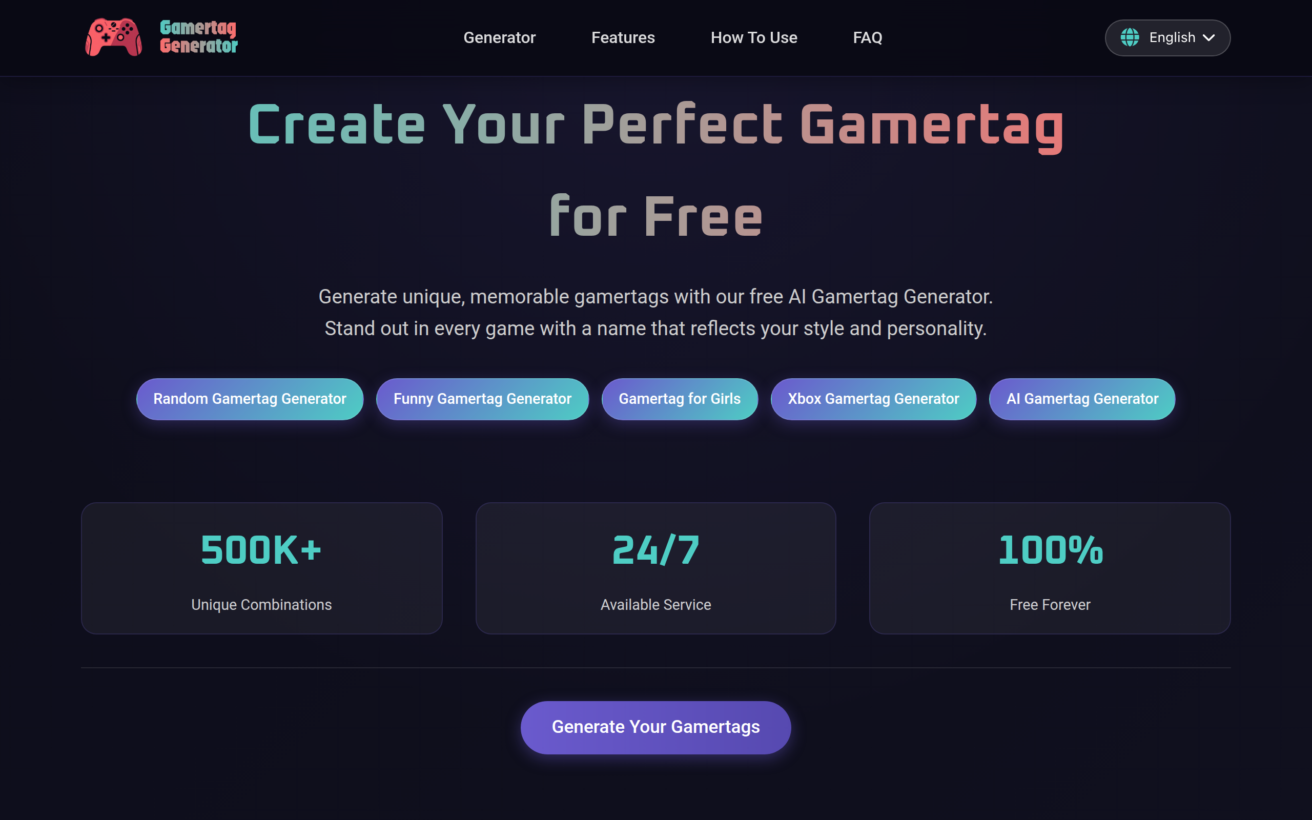 Gamertag Generator