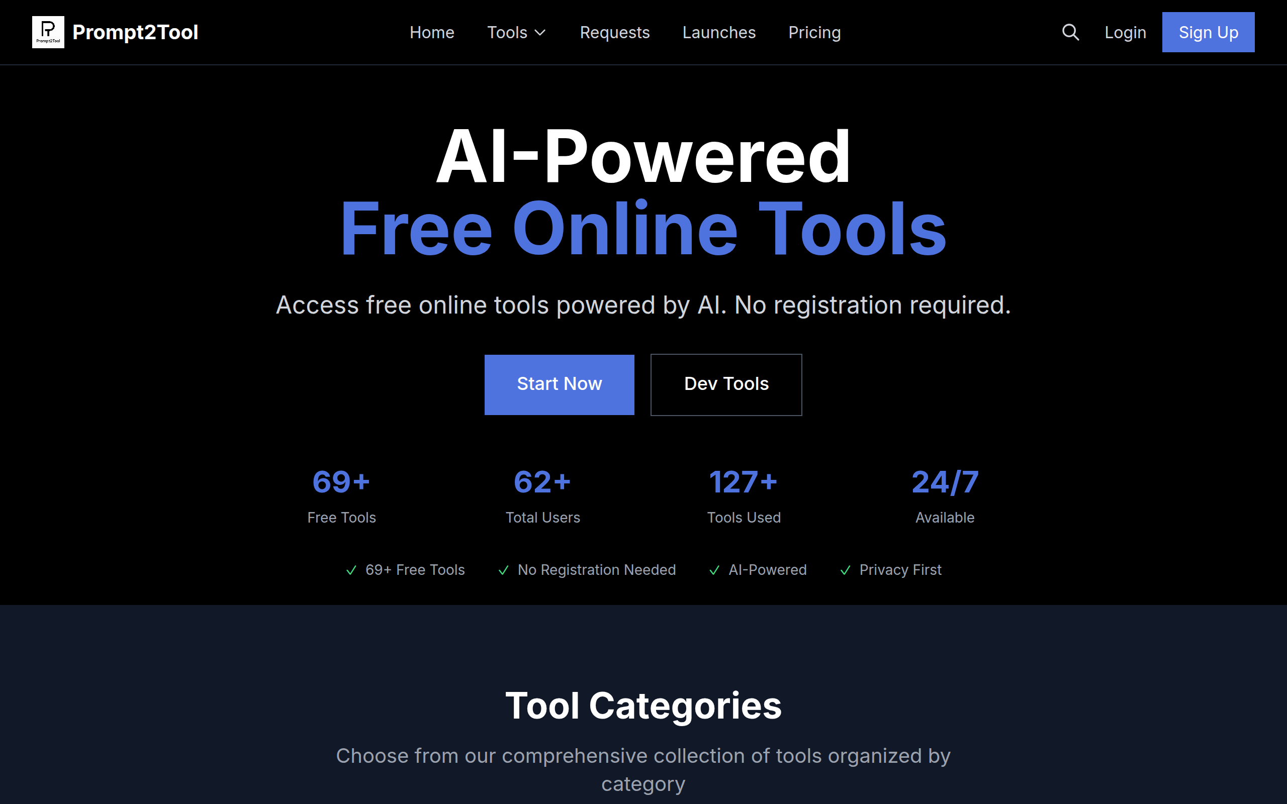 Prompt2Tool