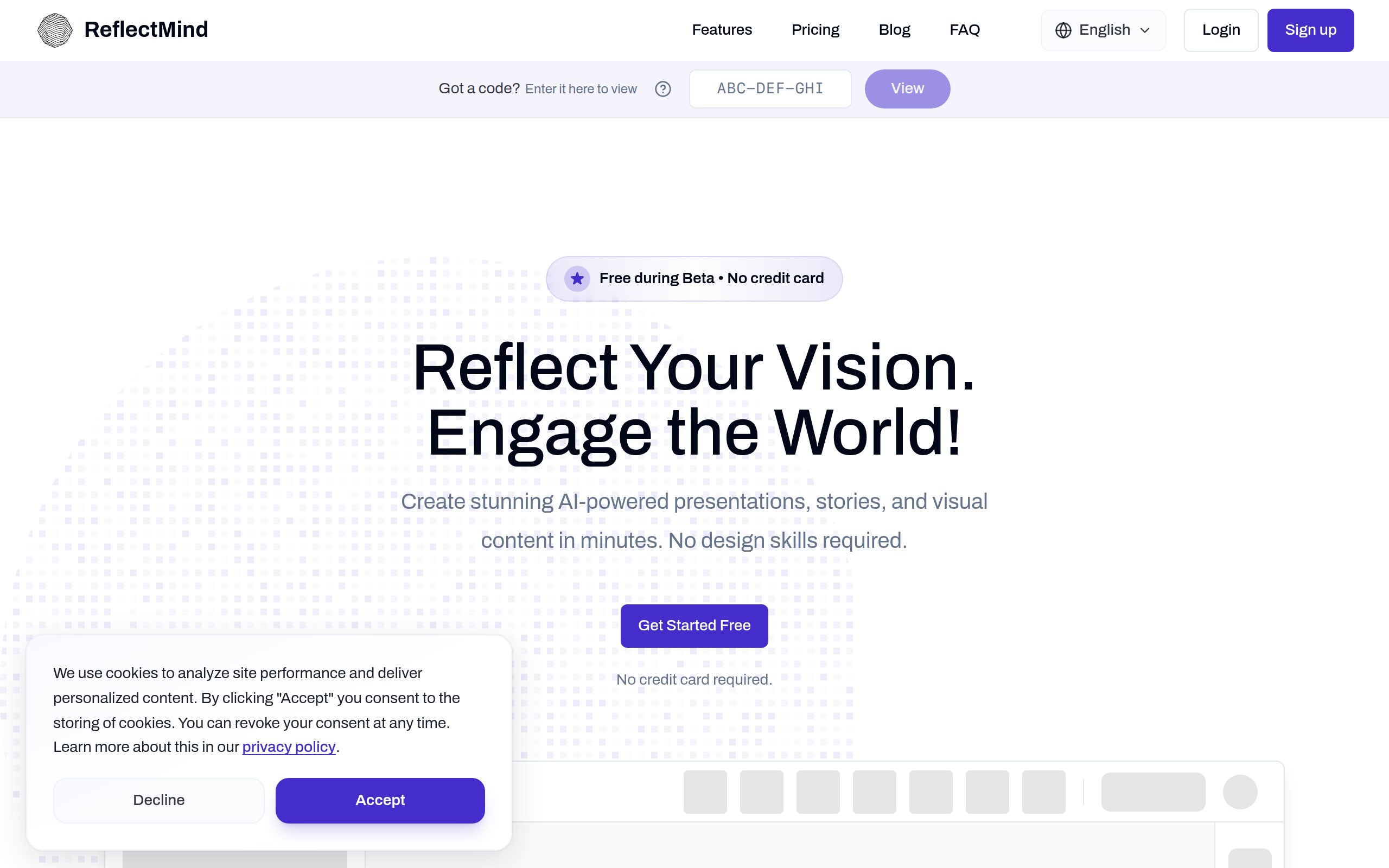 ReflectMind - AI-Powered Presentation & Visual Content Platform