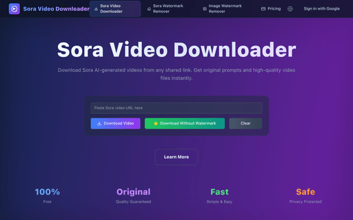 Sora Video Downloader