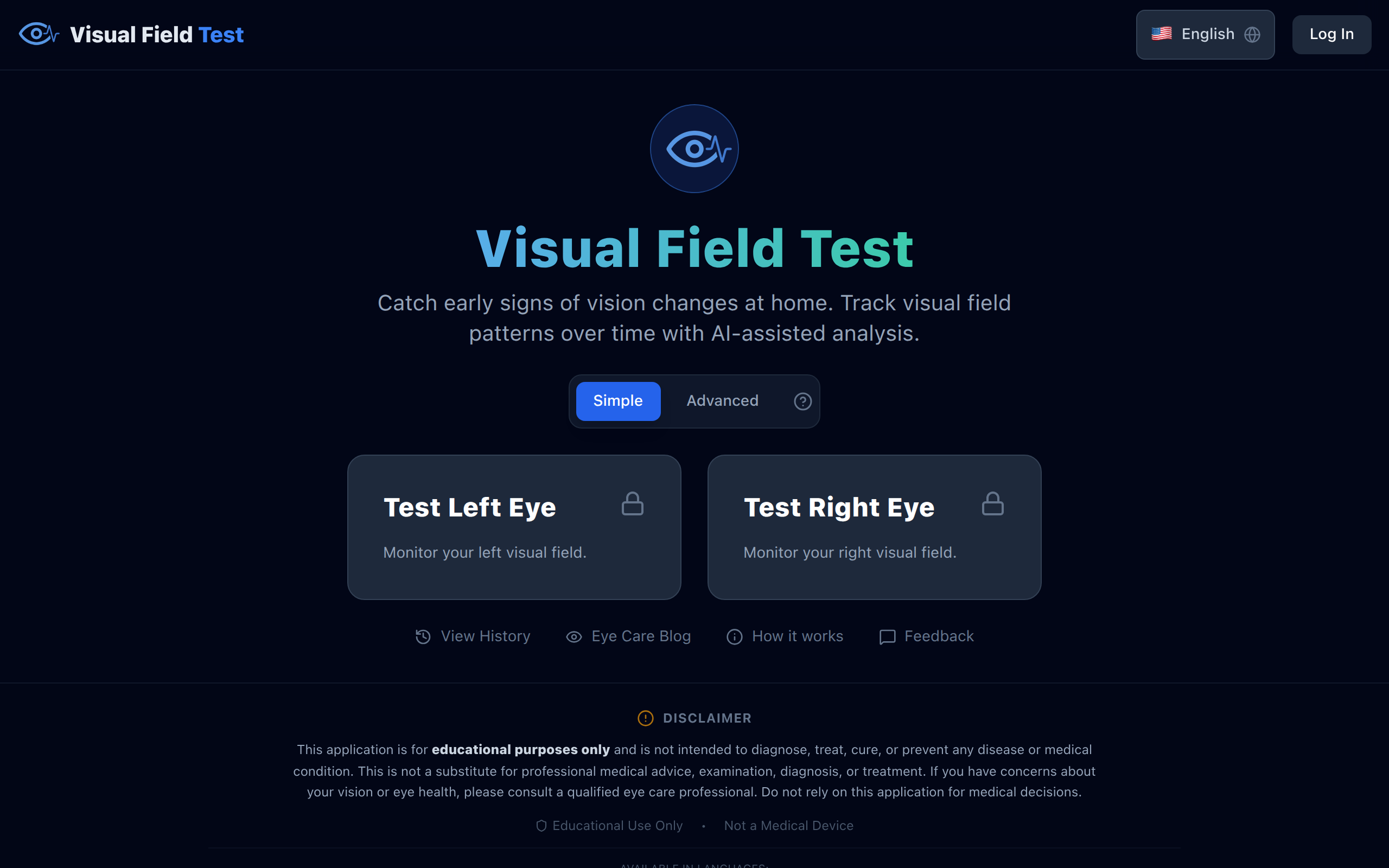 Visual Field Test
