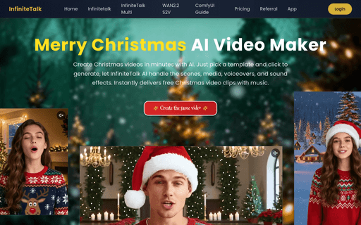 Merry Christmas AI Video Maker