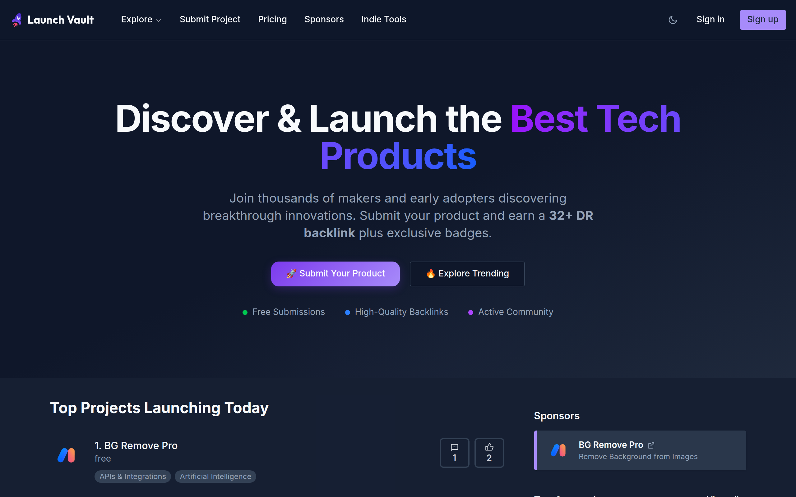 Launch Vault