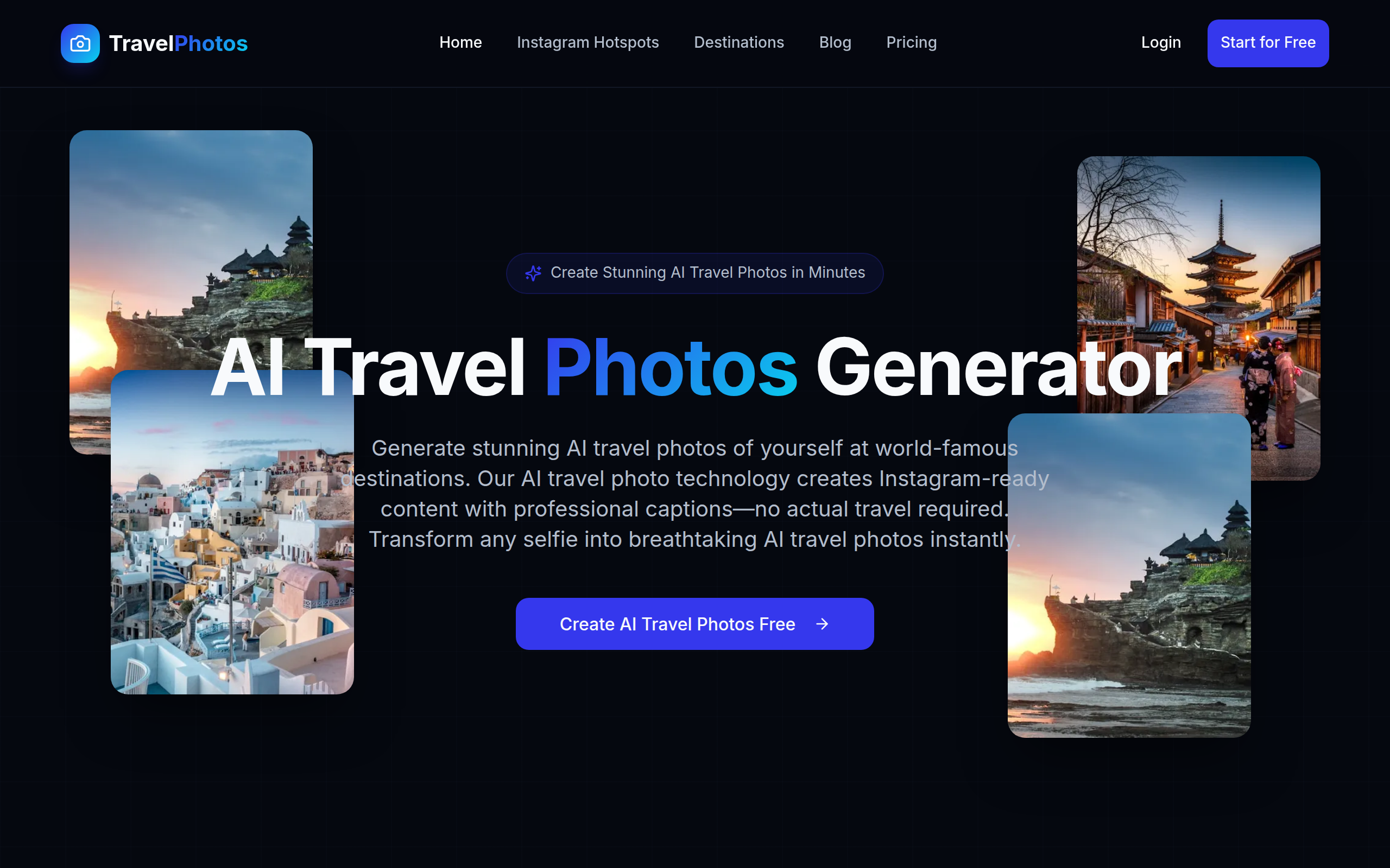 TravelPhotos AI