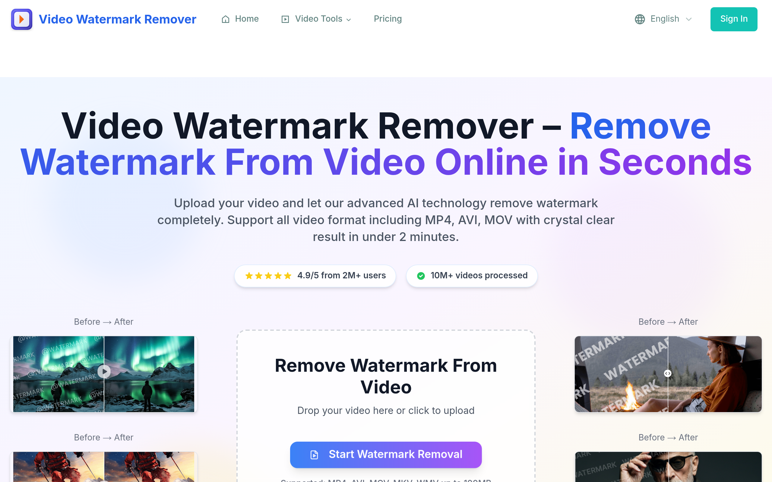 Video Watermark Remover AI